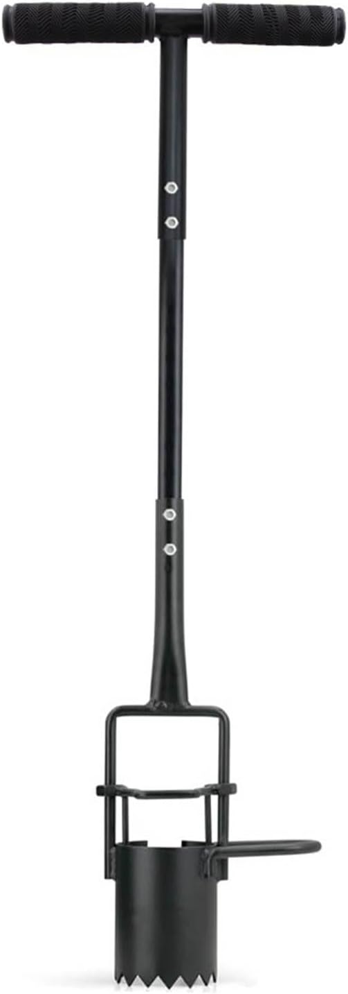 Ergonomic Garden Hole Digger with Pointed Tip for Stone Sowing Vegetable Patches and Professional Landscaping Ergonomic Handheld Shovel