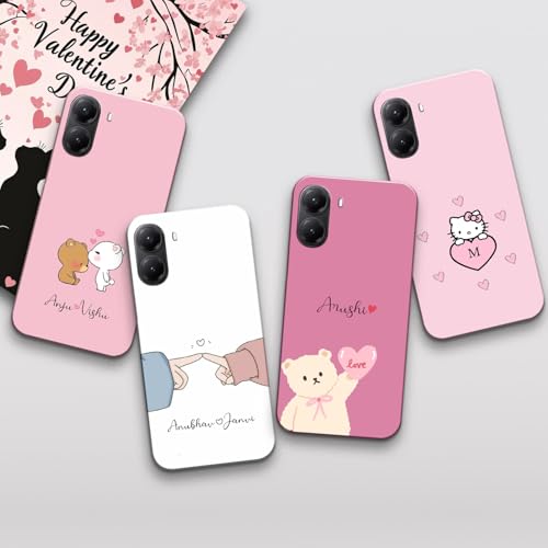 Image of COLORflow Back Cover Compatible with Poco X7 Pro 5G | Vibe Valentine Love Customized Back Cover Compatible with Poco X7 Pro 5G