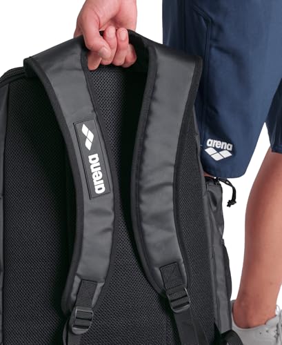 Image of ARENA Spiky III Backpack 45 Swimming Athlete Sports Gym Rucksack Large Training Gear Equipment Swim Bag for Men and Women, 45 Liters, Pride