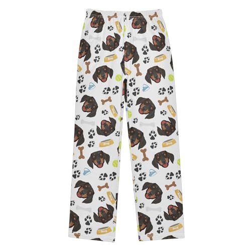 Dog Dachshund Stuff Boys Pants for Kids Jogger Pants with Pockets S-XL