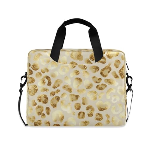 Bolso para Laptop senya Brillo Dorado Leopardo miniatura 1