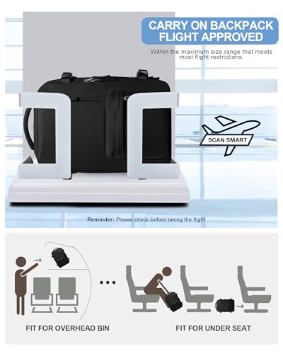 VGCUB Mochila grande de viagem, trabalho, negócios, bolsa de viagem aprovada para laptop para mulher