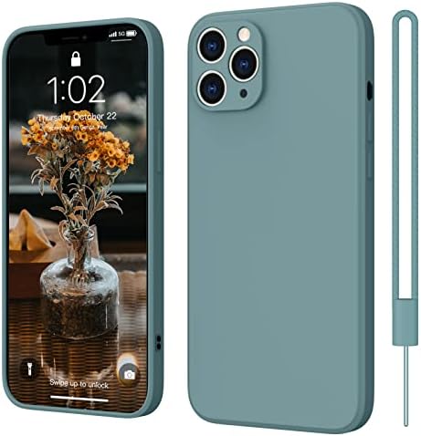 ElestBela Etui silikonowe do iPhone 11 Pro Max, etui Hany, ultra cienkie, z mikrofibry, odporne na zarysowania, etui ochronne do iPhone 11 Pro Max 6,7", szare