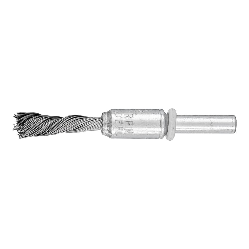 PFERD Singletwist Brush Brush Braided PBGS, Single Twist Knotted; Trimming Material Steel 0.35 Mm, diameter 10