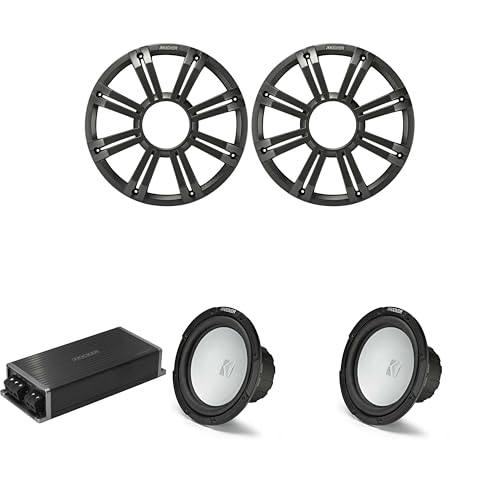 Kicker Marine KPX500.1 Powersports Amp & (2) 10