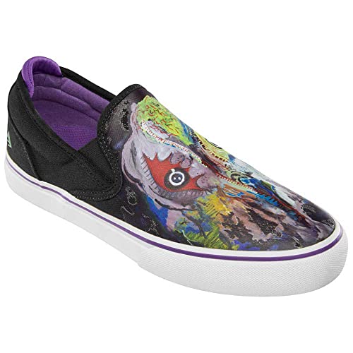 Emerica Wino G6 Slip-On X Dinosaur Jr Black/Purple 9 D (M)