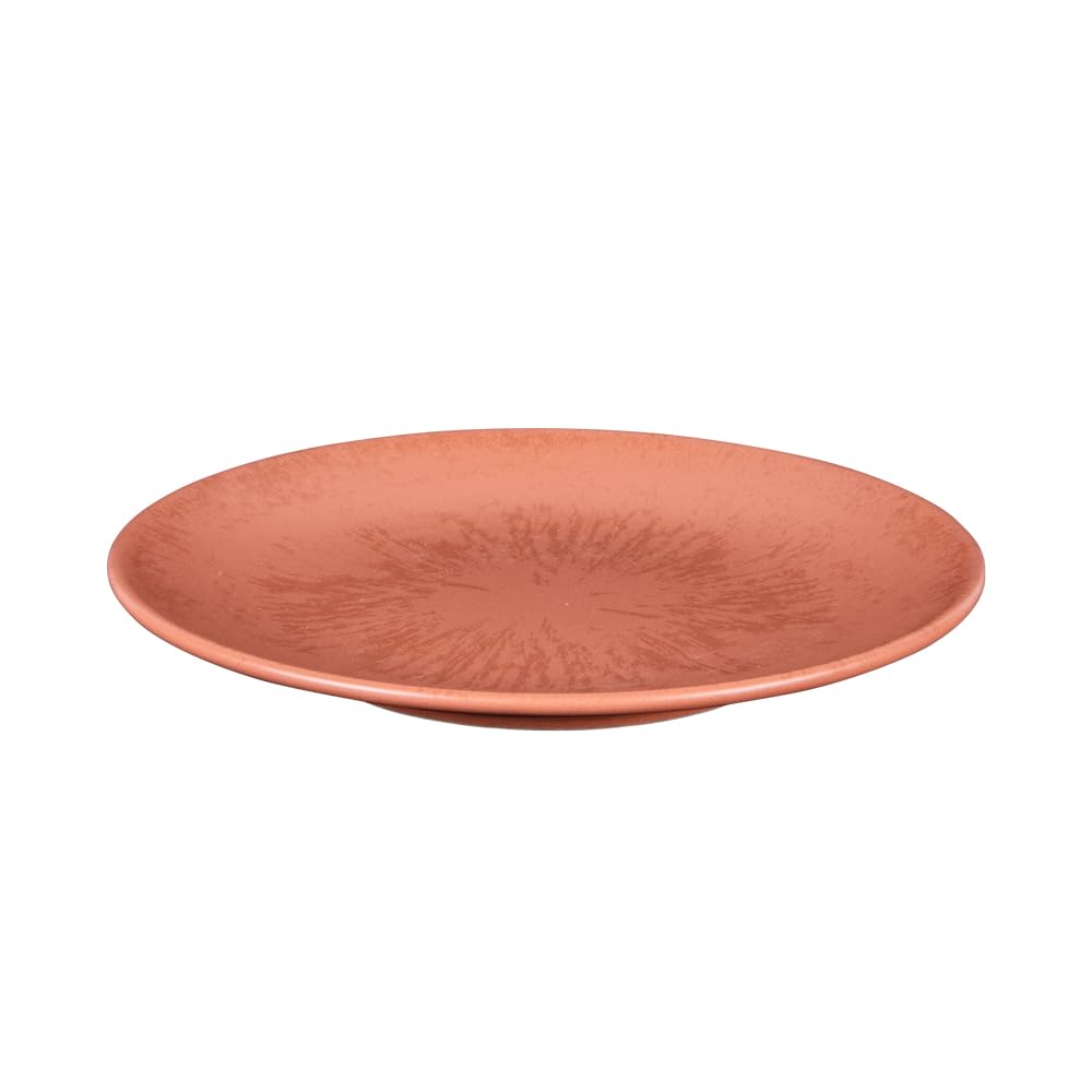 Table Passion - Assiette à dessert Onyx 21 cm Terracotta (lot de 6)