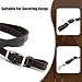 Jeereal Oiled Heavy Harness Roper Rein -Made with Harness Leather, Stainless Steel Hardware | 5/8