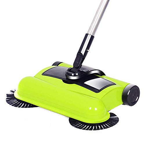 HYY-YY Barriendo Aspirador Máquina inalámbrico de Mano de Empuje Inicio Automático Manual Mopping Lazy Escoba mágica Artefacto, recogedor y Compartimiento de Basura 3 en 1