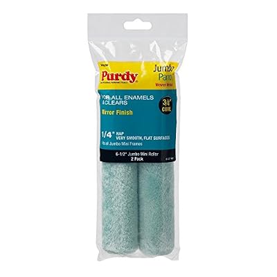Purdy 140626040 Jumbo Mini Parrot Roller Replacement, 2-Pack, 6-1/2 inch x 1/4 inch nap