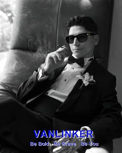 VANLINKER Retro Square Polarized Sunglasses for Women Men Vintage Shades VL98603