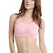 Produktbild QitunC Damen Sport-BH Bustier Stretch Sports Bra Top Fuer Yoga Fitness-Training Pink XL
