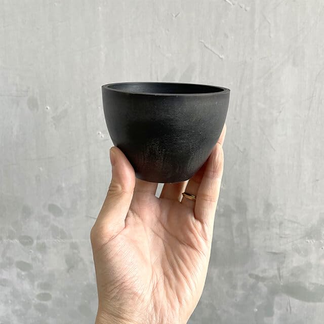 Amazon.co.jp: BLACK PLASTIC POT【BOWL】ボウルタイプ 黒 プラ