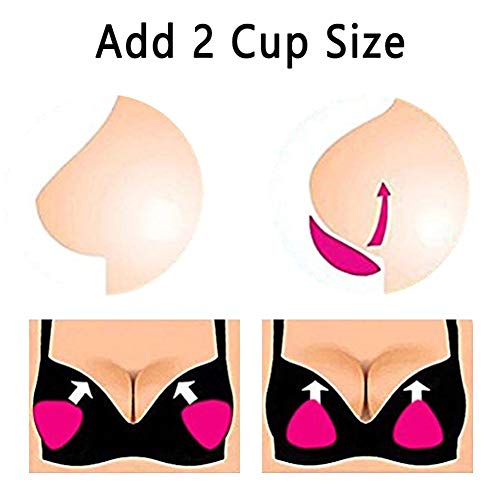 Silicone Bra Inserts Large Bra Inserts Silicone Add 2 Cup Size Bra Padding Bust Enhancer Transparent Color4