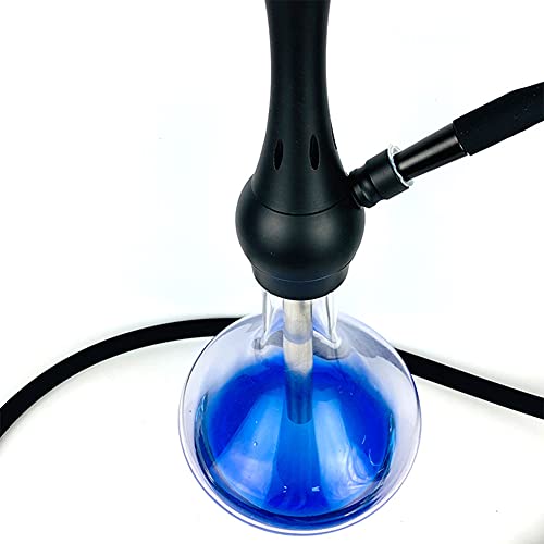 ZHIU Shisha aus Aluminium, Komplett-Set, 50 cm, Shisha mit 1 Silikonschlauch, Sheesha-Schüsselhalter für Bar Narguilé… – Bild 3