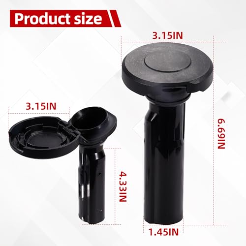 Image of LAWETA Upgraded 47830 Spare Tire Hoist Cover Compatible with Chevy Silverado Gmc Sierra 1500 2500 3500 2014-2019