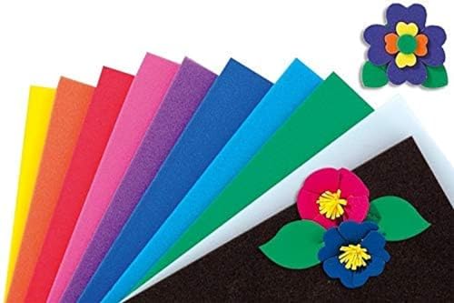 Vaessen Creative Foam Sheets, Neon Cyclam, One Size