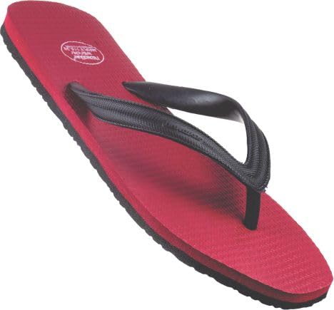 Hawalker Prime Mens Flip Flops Made with 100% Natural & Durable Rubber for All Weather | Comfortable Hawai Chappals | Regular Wear Slippers (Maroon) (B09KH26V49) Amazon Price History, Amazon Price Tracker