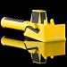 Constructive Eating Construction Worksite Utensil, Bulldozer Pusher
