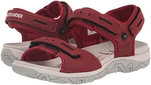 ALLROUNDER by MEPHISTO Women's Lagoona Sandal, Red, 8 | Image 6