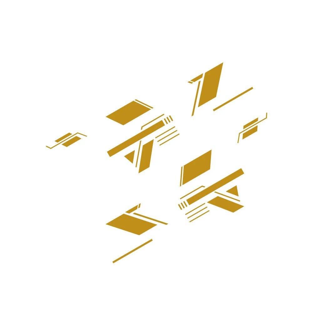Dabhuoc Matt Gold Car Styling Stickers Graphics Stripes Kit Decals Auto Vinyl Tuning Accessories(Matt Gold)