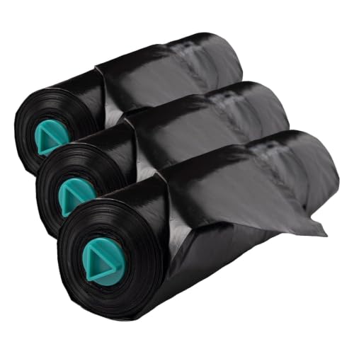 Image of PawPail Trash Can Liners, Dog Poop Disposal Bags, 100% Recycled Plastic, Floral Scented, for PawPail Pet Waste Station, Cat Litter Box, or Outdoor Trash Can | 1 Roll of 20 Large Size Bags (Pack of 3)