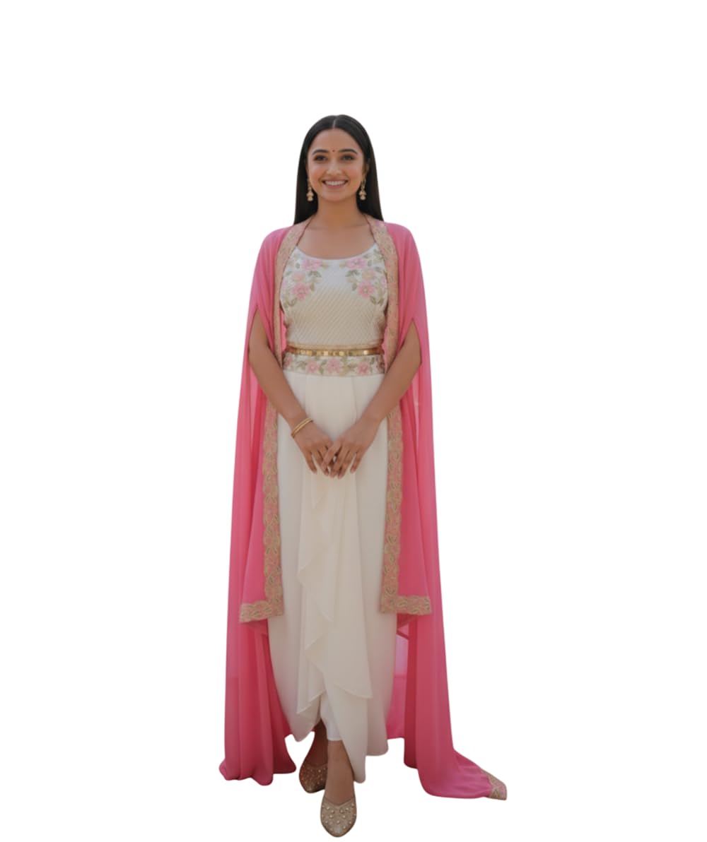 Lehenga Choli For Women's And Girls For Style Premium Crep Silk Fabric With Embroidery cording Work Blouse wedding bollywood party girls wear dhoti indo western-image-32