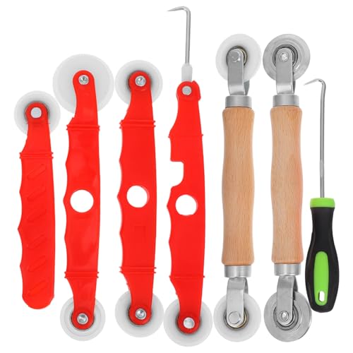 Angoily 1set Screen Repair Kit Comprehensive Screen Replacement Tools for Efficient Patio and Porch Maintenance Includes Flat Spline Tool Spline Remover for Easy Installation and Repair