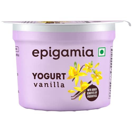 Epigamia Vanilla Fruit Yogurt, 75 g Amazon.in Grocery & Gourmet Foods