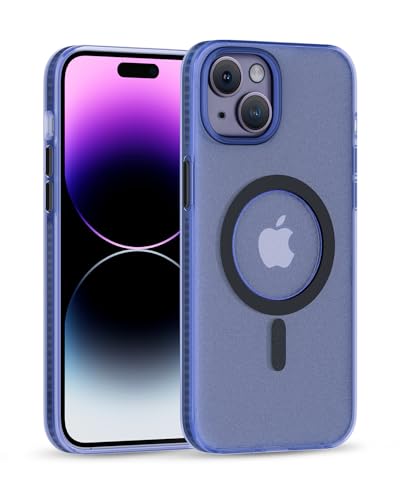 Coque iPhone 15 Plus violet mat Scorpify antichoc et transparente