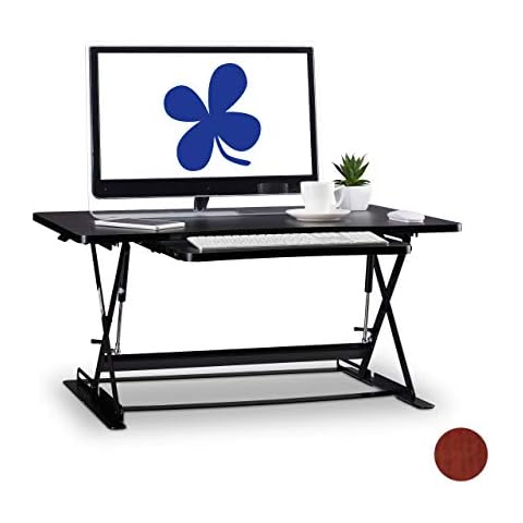 Relaxdays Poste de Travail Réglable Cover