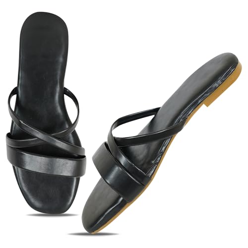Image of DFR Women Casual Cushioned Flat Slippers Woman
