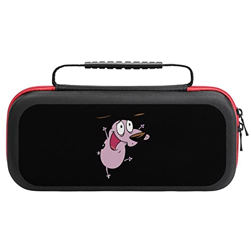 おくびょうなカーレッジくん スイッチ保護ケース Switchケース Switchカバー ジョーカー スイッチカバー ゲーム機収納袋 スリムケース 耐衝撃 薄型 軽量 Blosun 防水 防湿 小物収納 ゲームカード 全面保護 人気 かわいい おしゃれ