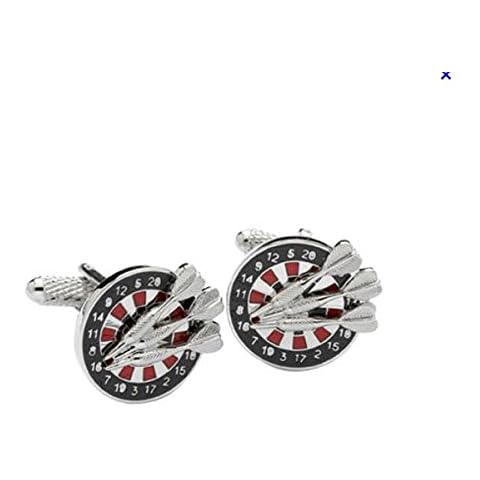Darts on Dart Board Cufflinks - Gift Box Cover