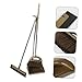 KICHOUSE 1Set Broom and Dustpan Set with Long Handle Soft Bristles for Efficient Indoor Cleaning Compact Design for Home Use Durable Materials for All Floor Types