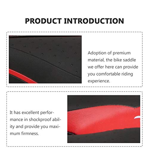 ABOOFAN Conforto Do Assento de Bicicleta Respirável Projeto À Prova de Choque Da Bicicleta Sela Da B