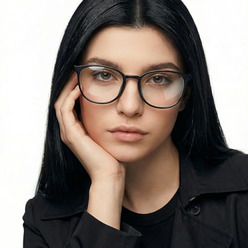 Image of LENSKART BLU | Zero Power Blue Cut Computer Glasses | Anti Glare, Lightweight & Blocks Harmful Rays | Full Rim Square | 100% UV Protected | For Men and Women |