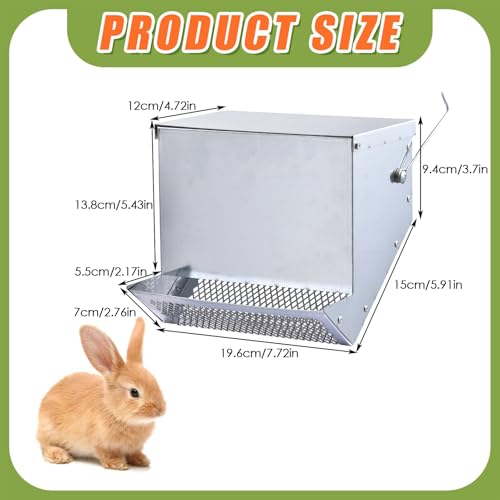 Distributeur de nourriture pour lapins hamsters et oiseaux - 6