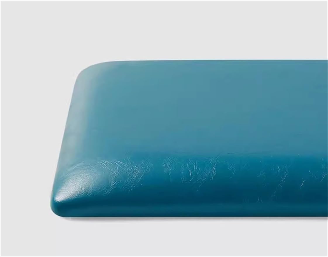 Square Chair Cushion PU Leather Waterproof Chair Cushions Durable Seat Cushion Non Slip Chair Pads For High Stools Restaurant Chairs Outdoor Seats ( Color : Color6 , Size : 25*25cm/9.8*9.8inch )