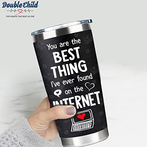 Anniversary Birthday Gifts For Him - Gifts For Husband From Wife On Fathers Day - Gifts For Boyfriend From Girlfriend - Gifts For Wife, Girlfriend - Romantic I Love You - Couple Gifts - Tumbler 20Oz #TOP1