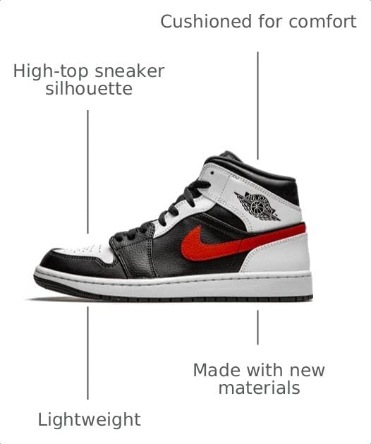 Image of Nike Men's Air Jordan 1 Mid Sneaker