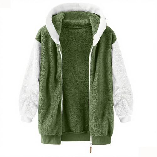 Girls Fleece Sweater Full Zip Shepra Sweatshirts Jacket Warm Winter Fuzzy Hoodies with Pockets Cozy Fluffy Outerwear2