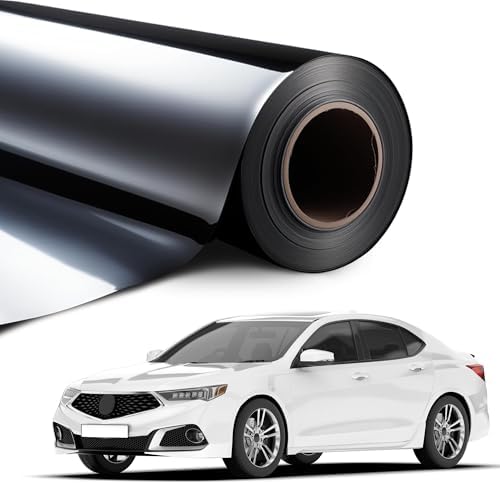Car Tinted Window Film in Professional Quality - Tint Film for Cars, Vans and Other Vehicles (30% VLT, 6 m x 65 cm, 2 Layers, Medium Smoke Tint)