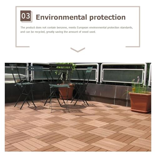 Dalle terrasse composite extérieure pour un aménagement patio en patchwork moderne - 6