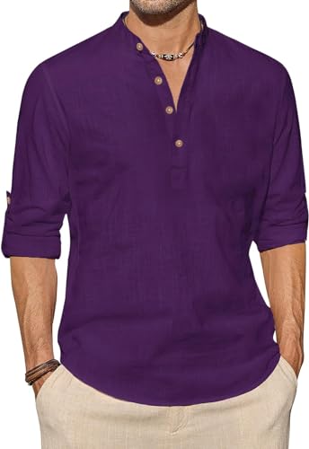 Image of Vida Loca Light Yellow Color Men Solid Cotton Blend Straight Kurta Shirt