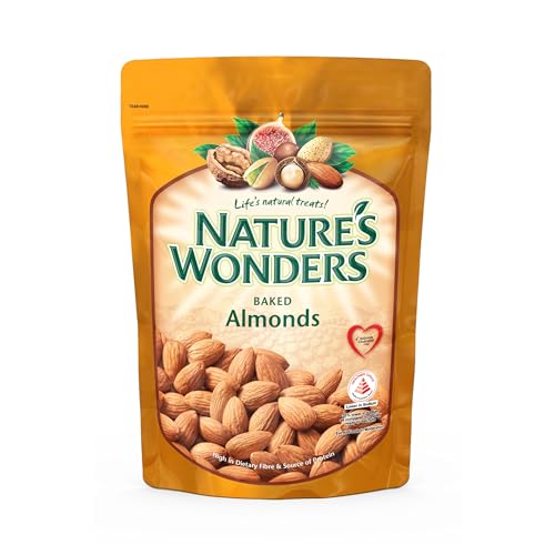 Natures Wonder Baked Almonds 380g
