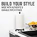 PIPE DECOR Industrial Pipe Paper Towel Holder Heavy Duty DIY Style, Free Standing Kit, Modern Chic Industrial Steel Grey, Commercial Grade Metal