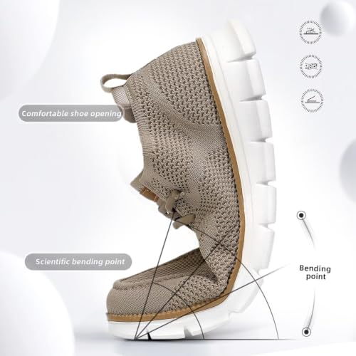 Image of Socviis Mens Slip-on Loafers Comfortable Boat Beach Shoes Mesh Casual Walking Sneakers