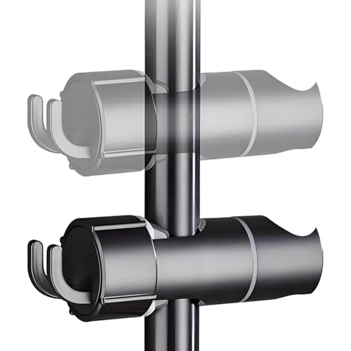 Soporte para alcachofa de ducha, soporte ajustable para alcachofa de ducha, giratorio 360 grados, para caravanas, baños, hoteles, gimnasios, personas mayores, niños y adultos