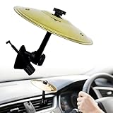 Car Cymbal, Car Cymbal Air Vent, Mini Drum Crash Cymbal For Car Vent, Suitable For All Types Of Vehicles (Gold)